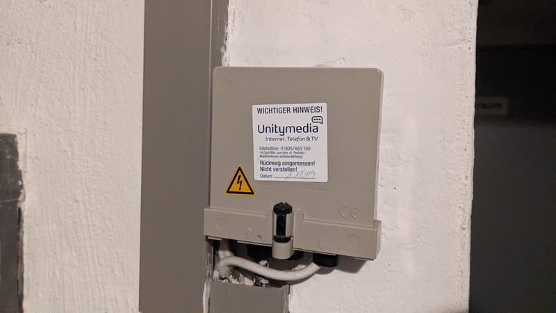 Übergabepunkt - TV Anbieter herausfinden